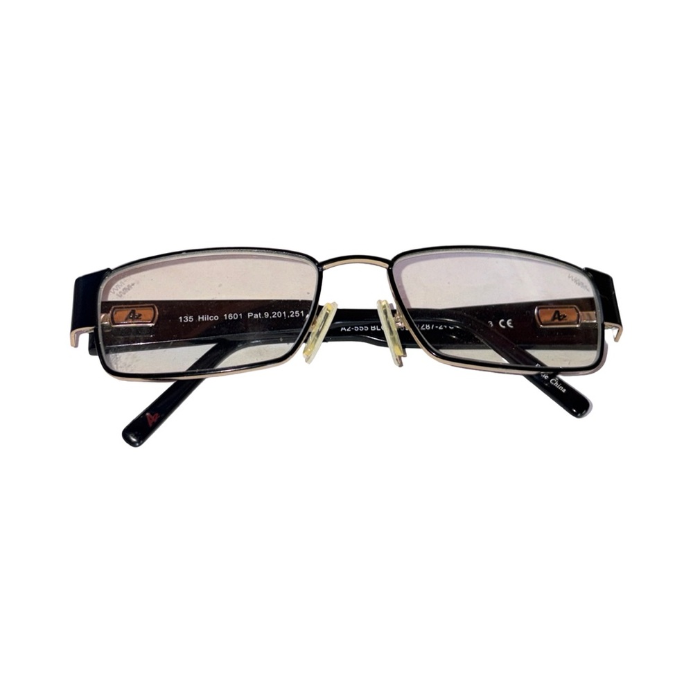 HILCO A2-555 Black Rectangular Safety Eyewear Frames Prescription 54-17-135